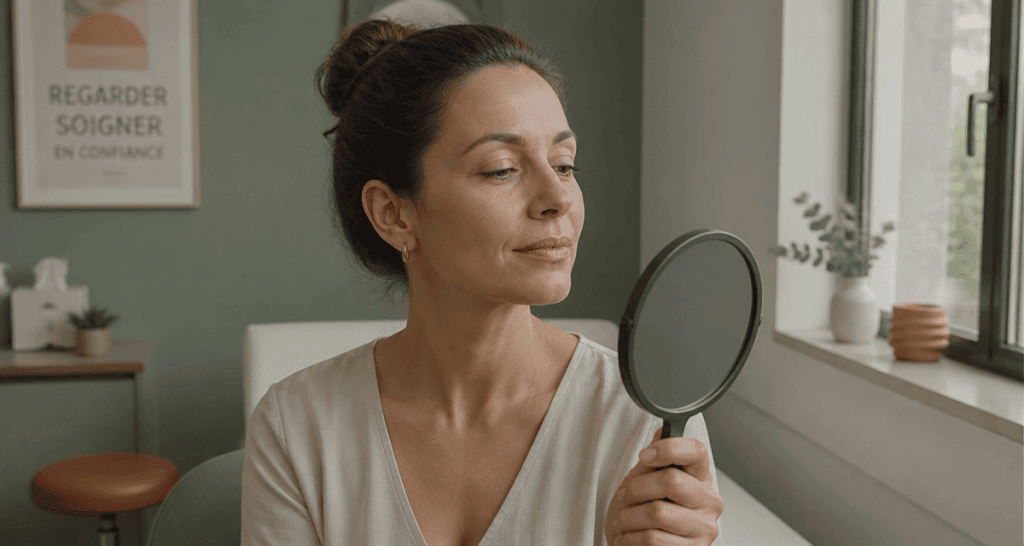 blépharoplastie avant après femme cicatrices fines