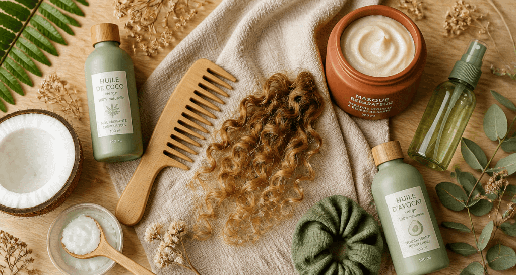cheveux paille après permanente routine soins