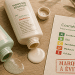 marque de shampoing à éviter avec ingrédients toxiques et fiche Cosméto'Score