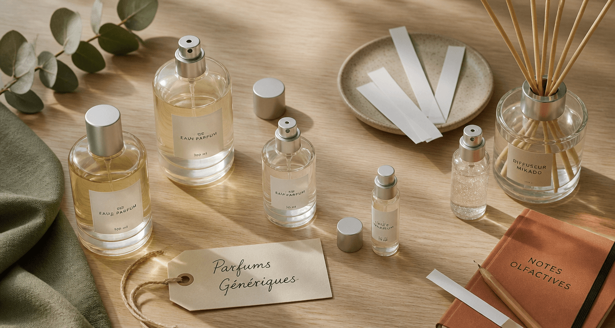 parfums generiques flacons verre testeurs