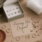 piercing nez original bijoux titane or et accessoires cicatrisation