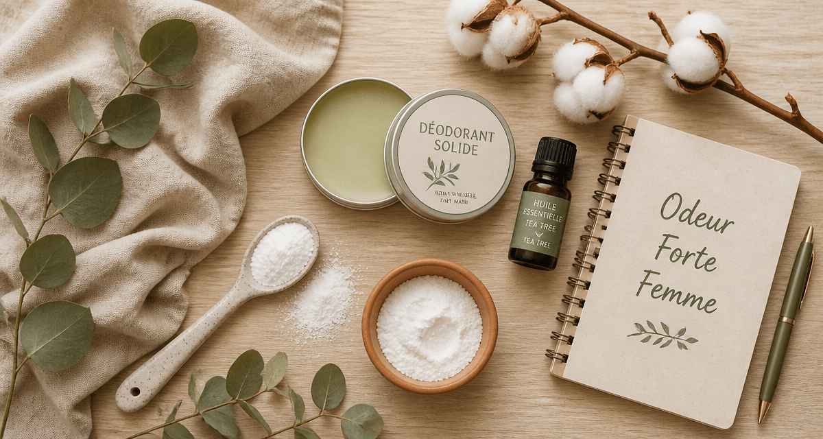 quel déodorant pour odeur forte femme composition naturelle