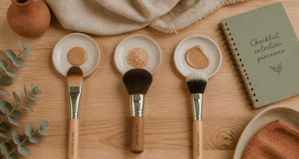 quel pinceau pour fond de teint trois types textures