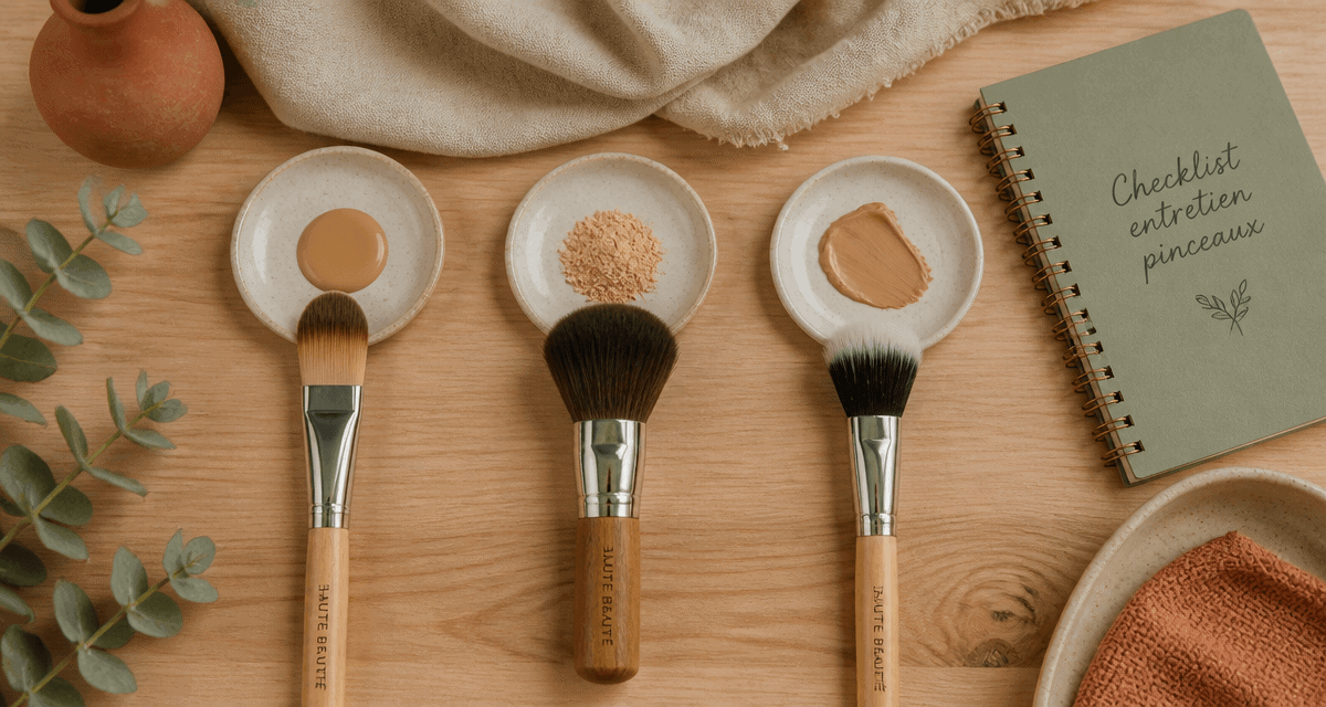 quel pinceau pour fond de teint trois types textures