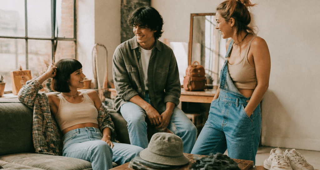 tenue année 90 style authentique loft