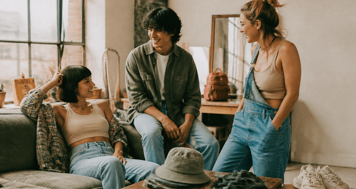 tenue année 90 style authentique loft