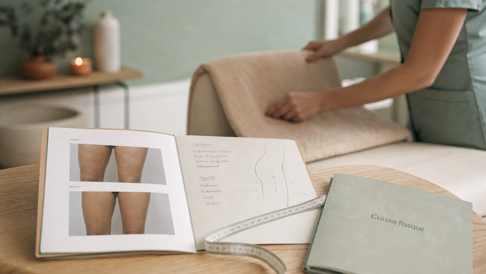Cuisse flasque avant apres : photos avant/après sur cuisses