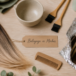 Différence balayage et mèches sur cheveux en salon