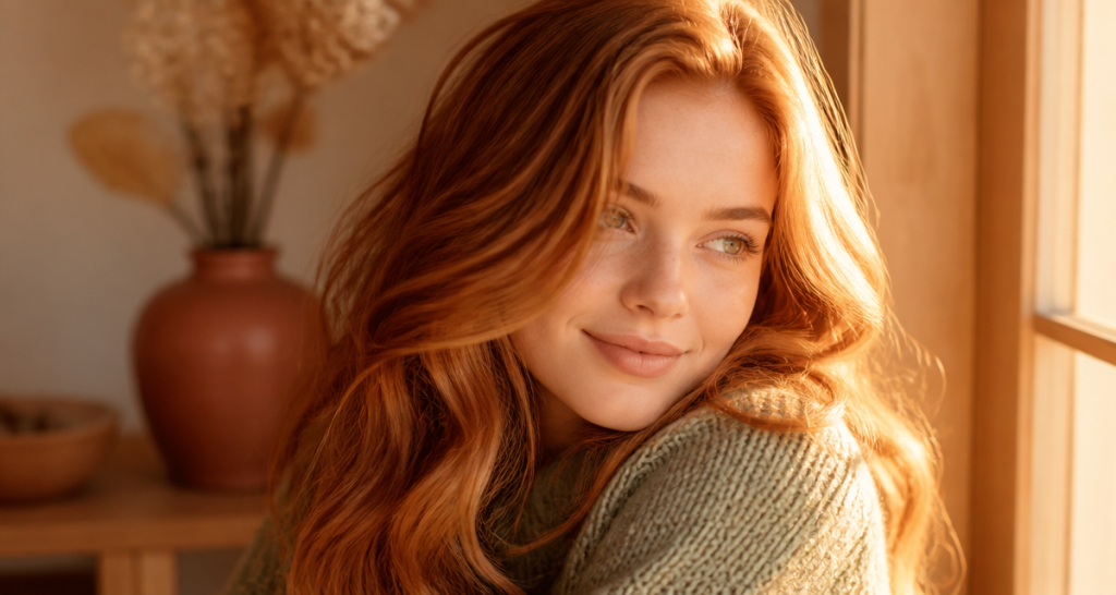 meche rousse et miel éclat naturel