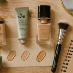 meilleur fond de teint 60 millions de consommateur flat lay