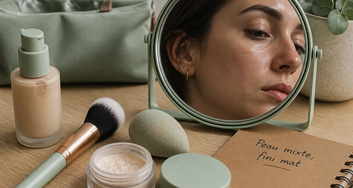 Peau mixte quel fond de teint : matifier zone T, sans marquer les joues