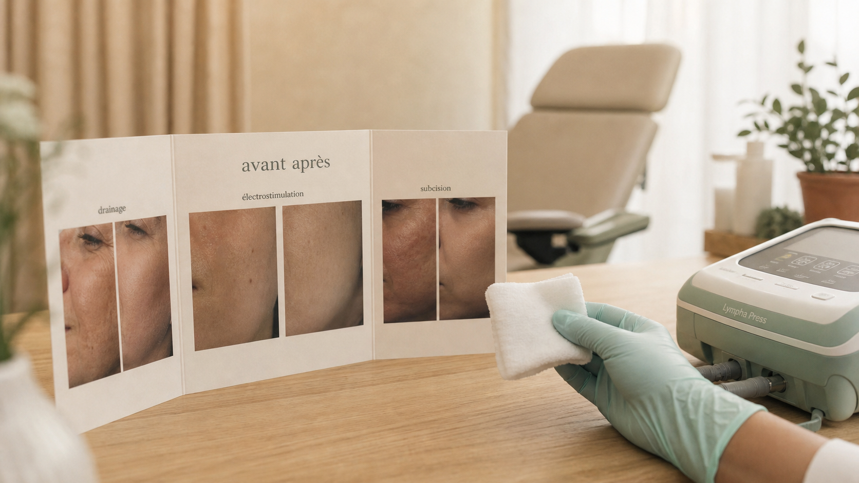 Cellulite aqueuse avant apres : drainage lymphatique et soins