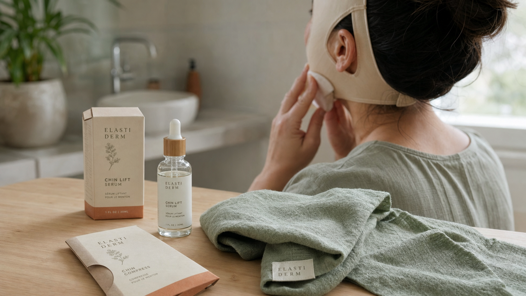 Masque double menton avis : masque tenseur et sérum visage