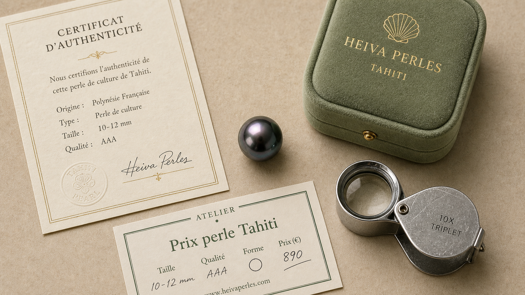 Perle de Tahiti prix : taille, lustre et certificat