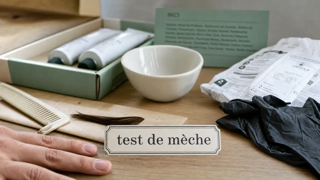 Que choisir coloration cheveux : test de mèche avant la coloration