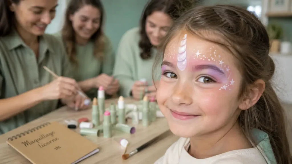 Maquillage licorne enfant : 3 styles faciles pour carnaval, fête et anniversaire
