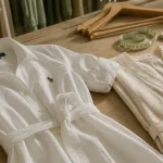 Robe ralph lauren femme : robe chemise blanche en coton
