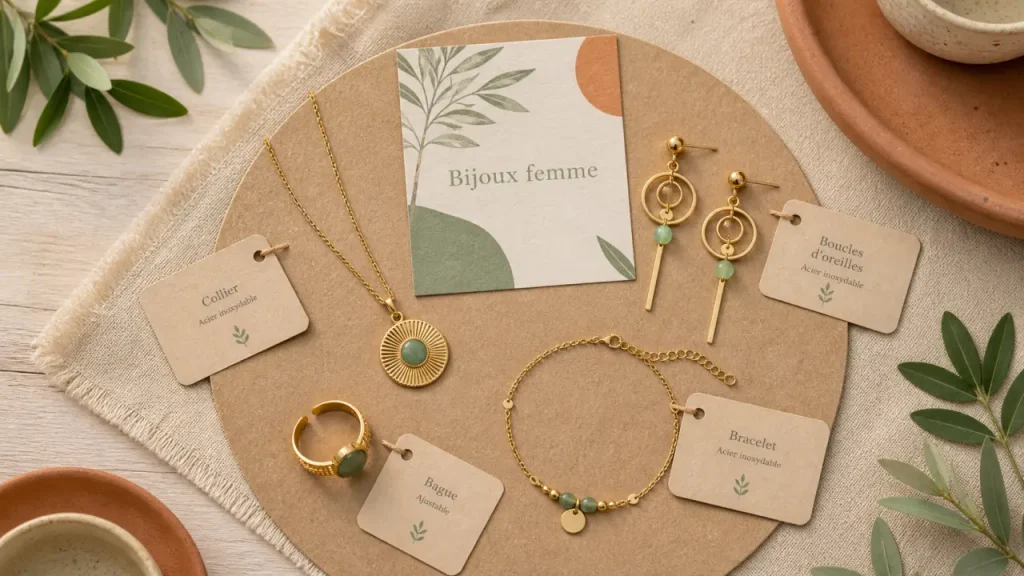 Bijoux femme sur Temu : accéder aux bons modèles sans confondre fantaisie et joaillerie