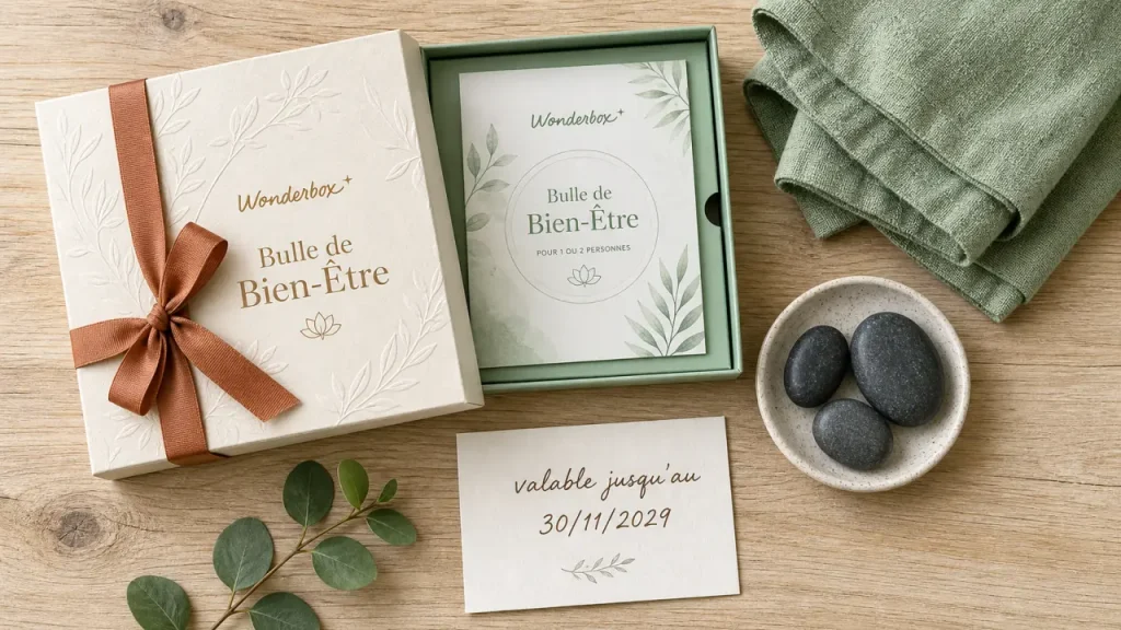 Wonderbox Bulle de Bien-Être : 39,90 €, soins inclus et validité longue