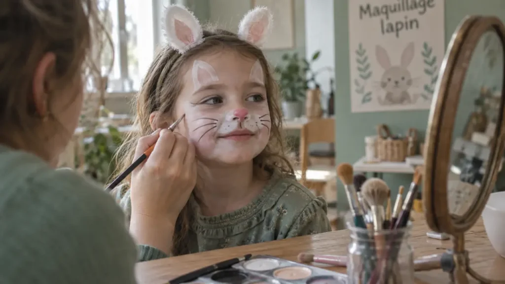 Maquillage lapin : 4 étapes pour un museau net et des moustaches qui tiennent