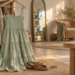 Robe kiabi femme en coton léger, idéale forte chaleur